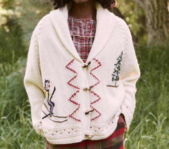 THE GREAT. | Sweaters | New The Great The Ski Lodge Cardigan In Cream |  Poshmark